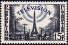 timbre N° 1022, La télévision