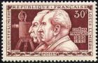 timbre N° 1033, Auguste et Louis Lumiere (1895-1955) création du cinématographe
