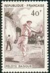 timbre N° 1073, Pelote Basque