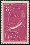 timbre N° 1092, Victor Schoelcher (1804-1893) journaliste et homme politique français