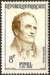 timbre N° 1142, Philippe Pinel (1745-1826) médecin, renommé comme aliéniste