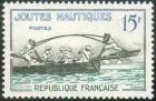 timbre N° 1162, Joutes nautiques