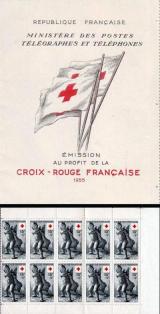 timbre Carnet croix rouge N° 2004, Carnet Croix Rouge