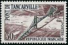 timbre N° 1215, Inauguration du pont de Tancarville