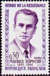 timbre N° 1250, Maurice Ripoche (1895-1944) héros de la résistance