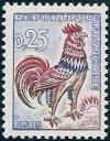timbre N° 1331, Coq de Decaris 0F25