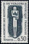 timbre N° 1336, À la mémoire des résistants du Vercors
