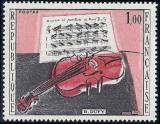 timbre N° 1459, Raoul Dufy «Le violon rouge»