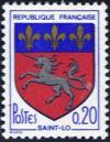 timbre N° 1510, Blason de Saint-Lô