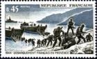 timbre N° 1605, Débarquement en Provence