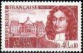 timbre N° 1623, Louis Le Vau 1612-1670, architecte