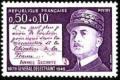 timbre N° 1689, Général Delestraint (1879-1945) mort à Dachau