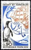 timbre N° 1704, 200ème anniversaire de la découverte des iles Crozet et Kerguelen