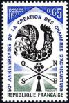 timbre N° 1778, 50ème anniversaire de la création des chambres d'agriculture