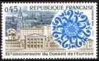 timbre N° 1792, 25ème anniversaire du conseil de l'europe
