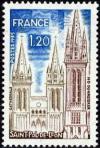 timbre N° 1808, Eglise de Saint-Pol-de-Léon