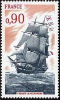 timbre N° 1862, Bateau école frégate « La Melpomène »