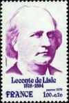 timbre N° 1988, Leconte de Lisle (1818-1894) poète français