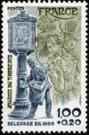 timbre N° 2004, Journée du timbre - Relevage en 1900