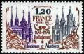 timbre N° 2016, 300ème anniversaire du rattachement de Valenciennes et Maubeuge