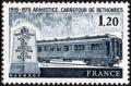 timbre N° 2022, 60éme anniversaire de l'armistice à Rethondes