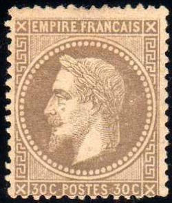  Napoléon III 30 c - Empire lauré 