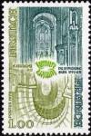 timbre N° 2040, Abbayes normandes Bernay (Eure) et Saint-Pierre-sur-Dives (Calvados)