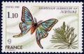 timbre N° 2089, Papillon Graellsia Isabellae