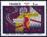 timbre N° 2107, Tapisserie de Jean Picart le Doux  - Hommage à J-S Bach