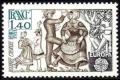 timbre N° 2138, Europa - Bourrée croisée
