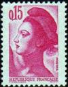 timbre N° 2180, Type Liberté de Gandon 0,15 f