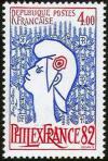 timbre N° 2216, Philexfrance 82 d'après Jean Cocteau
