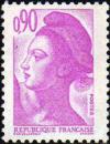 timbre N° 2242, Type Liberté de Gandon 0,90 f