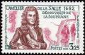 timbre N° 2250, Cavelier de La Salle découverte de la Louisiane 1682