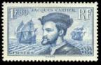 timbre N° 297, Jacques Cartier (1491-1557) découvreur du Canada et du Labrador