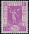 timbre N° 322, Propagande pour l'exposition internationale de Paris