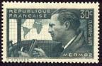 timbre N° 337, Jean Mermoz (1901-1936) aviateur français, figure légendaire de l'Aéropostale