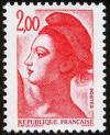 timbre N° 2274, Type Liberté de Gandon 2f