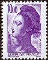 timbre N° 2276, Type Liberté de Gandon 10f