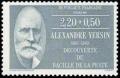 timbre N° 2457, Alexandre Yersin (1863-1943) microbiologiste