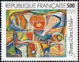 timbre N° 2473, Oeuvre de Bram Van Velde (1895-1981)