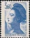 timbre N° 2485, Type Liberté de Gandon 3f 60