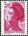 timbre N° 2486, Type Liberté de Gandon 3f 70