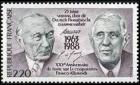 timbre N° 2501, 25ème anniversaire du traité sur la coopération franco-allemande