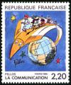 timbre N° 2503, La communication vue par Pellos