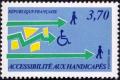 timbre N° 2536, Accessibilité aux handicapés