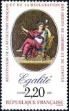 timbre N° 2574, Bicentenaire de la Révolution française et de la Déclaration des droits de l’homme et du citoyen