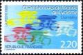timbre N° 2590, Championnats du monde de cyclisme à Chambéry