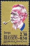 timbre N° 2654, Georges Brassens (1921-1981)
