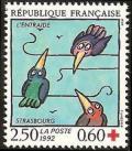 timbre N° 2783, Croix Rouge - L'entraide - Strasbourg